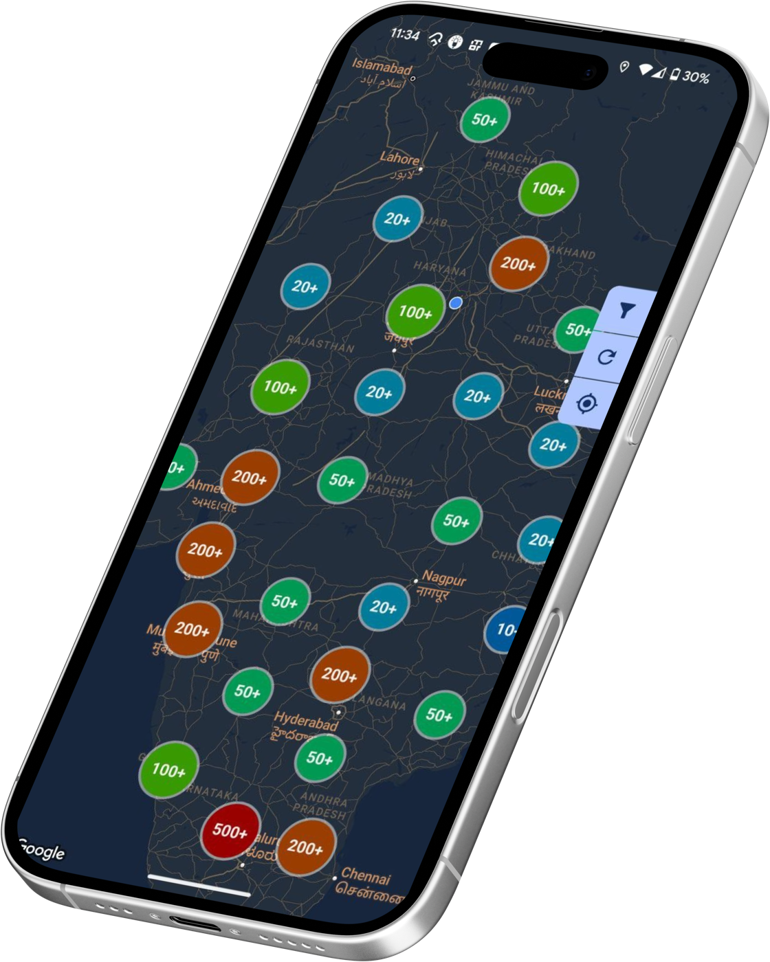 ChargePe App Interface